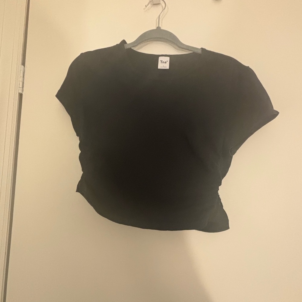 TNA Women's Black Crop Top